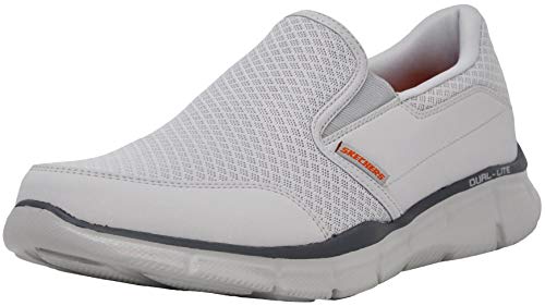 Skechers Men's Equalizer Persistent Slip-On Sneaker, Light Grey, 8 M US von Skechers