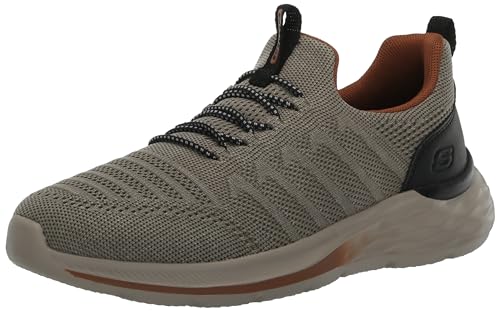 Skechers Men's Garner-Crispin Bungee Lace Slip-on Loafer, Beige, 43 EU Skechers Men's Garner-Crispin Bungee Lace Slip-on Loafer, Beige, 43 EU von Skechers