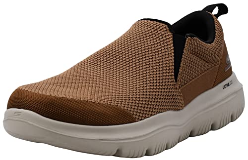 Skechers Men's Go Walk Evolution Ultra-Impeccable Brown/Black Sneaker, 47.5 EU von Skechers