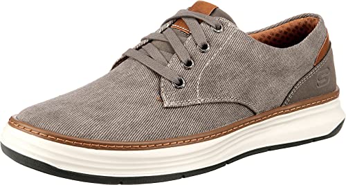 Skechers Herren Moreno Ederson Sneaker, Taupe Canvas, 48.5 EU von Skechers