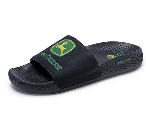 Skechers Men's Outdoor Casual Slide Sandal, Schwarz, 39.5 EU Skechers Men's Outdoor Casual Slide Sandal, Schwarz, 39.5 EU von Skechers