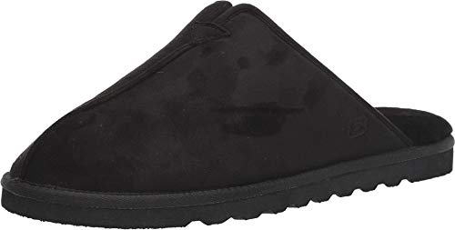 Skechers Relaxed Fit RENTEN PALCO Herren Hausschuhe Pantoffeln gefüttert 66094 schwarz, Schuhgröße:43 EU von Skechers