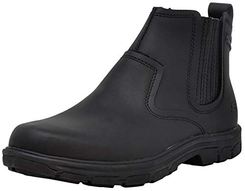 Skechers Men's Relaxed Fit Segment Dorton Boot, Black, 13 W US von Skechers