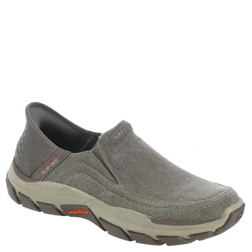 Skechers Men's Respected-Holmgren Slip-in Loafer, Taupe, 10 von Skechers