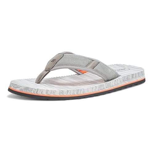 Skechers Men's Tantric-Rafe Thong Sandal, Grau, 45 EU von Skechers