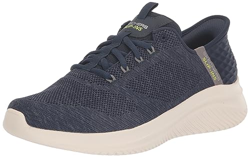 Skechers Herren Ultra Flex 3.0 New Arc Slip Sneaker, Marineblau, 39.5 EU von Skechers