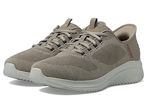 Skechers Herren Ultra Flex 3.0 New Arc Slip Sneaker, Taupe, 42 EU von Skechers