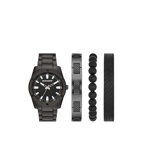 Skechers Men's Watch & Bracelet Gift Set Quartz Watch von Skechers