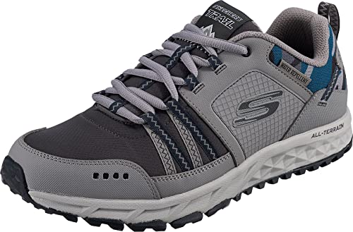 Skechers Mens Trail Escape PLAN GEOPATH Sneakers Trekking 237222 GYCC Grey, Schuhgröße:44 EU von Skechers