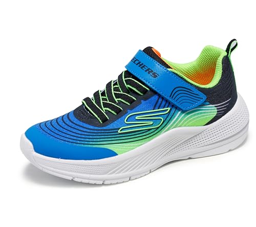 Skechers Microspec Advance Sneaker, Black/Lime, 32 EU Skechers Microspec Advance Sneaker, Black/Lime, 32 EU von Skechers