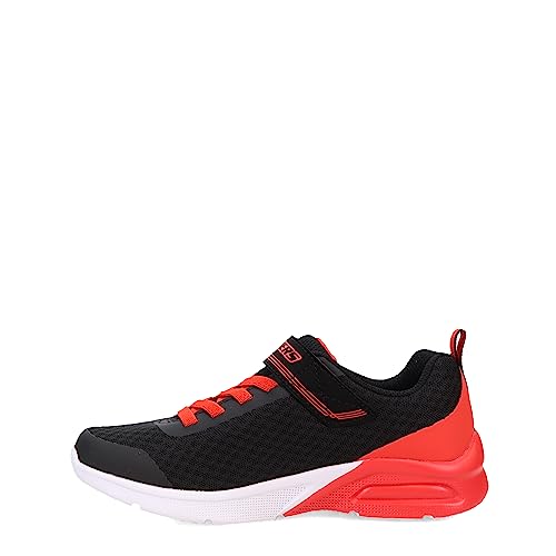 Skechers Microspec Max - Gorvix 403773L-BKRD, für Jungen, Sneaker,Sportschuhe, Black Textile/Red Trim, 31 EU von Skechers