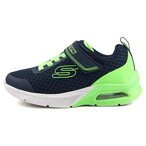 Skechers Nvlm Sneaker, 403773l, Blau (Navy Textile Lime Trim), 33.5 von Skechers