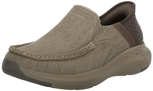 Skechers Parson Dewitt Herren-Slipper, freihändig, Beige, 48.5 EU von Skechers