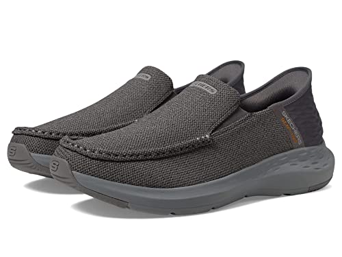 Skechers Men's Parson-Ralven Slip-in Loafer, Grey, 13 Wide von Skechers