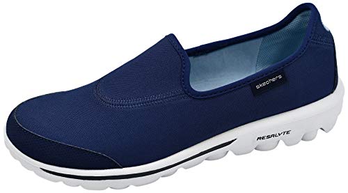 Skechers Performance Go Walk Damen-Wanderschuh zum Hineinschlüpfen, Marineblau/weiß, 39 EU von Skechers