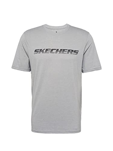 Skechers Performance Herren Funktionsshirt Motion grau/schwarz L von Skechers
