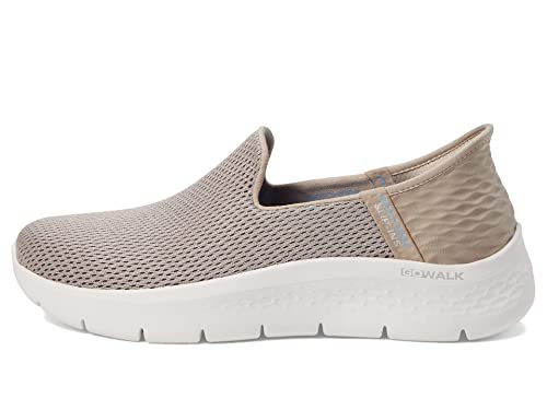 Skechers Damen Handfrei Slip-ins Go Walk Flex-Relish Sneaker, Taupe/Blau, 41 EU von Skechers