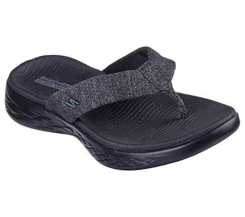 Skechers Damen On-The-go 600-15304 Flipflop, Schwarz, 37 EU von Skechers