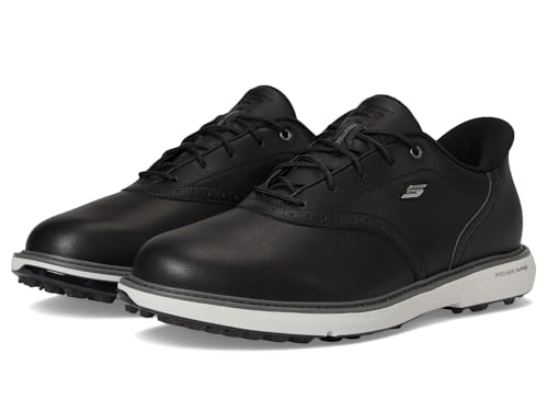 Skechers Prestige Herren-Golfschuh-Sneaker mit Arch Fit, Schwarz ohne Spikes, 42 EU Skechers Prestige Herren-Golfschuh-Sneaker mit Arch Fit, Schwarz ohne Spikes, 42 EU von Skechers