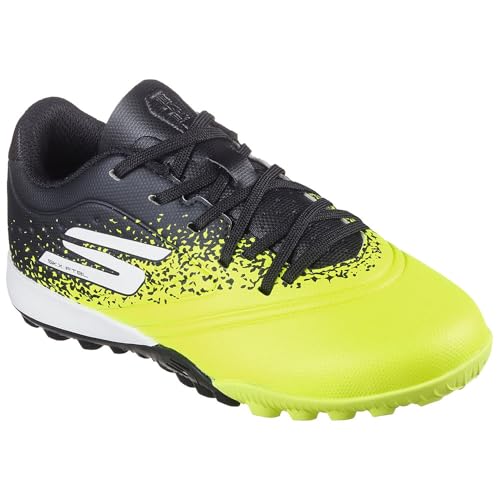 Skechers Razor Gold Astro Turf Herren-Fußballschuh, Gelb, Schwarz, 45.5 EU von Skechers