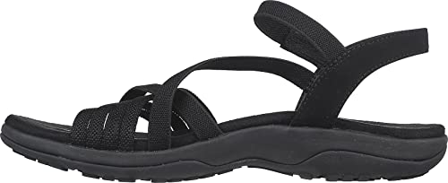 Skechers Reggae Slim - Summer Heat Sandalen Strech Fit Damen Sandalen schwarz, Schuhgröße:38 EU von Skechers