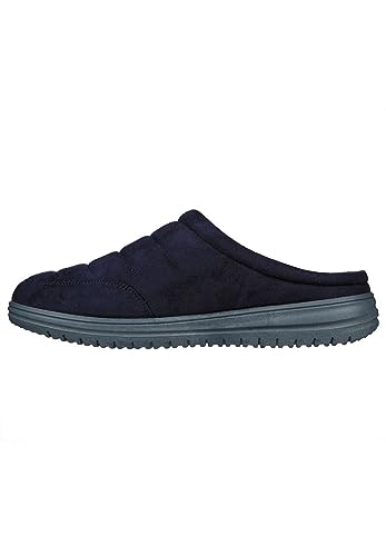 Skechers Relaxed Fit Herren Murette - GARVANZA Hausschuhe Pantoffeln 204636 Navy, Schuhgröße:41 EU von Skechers