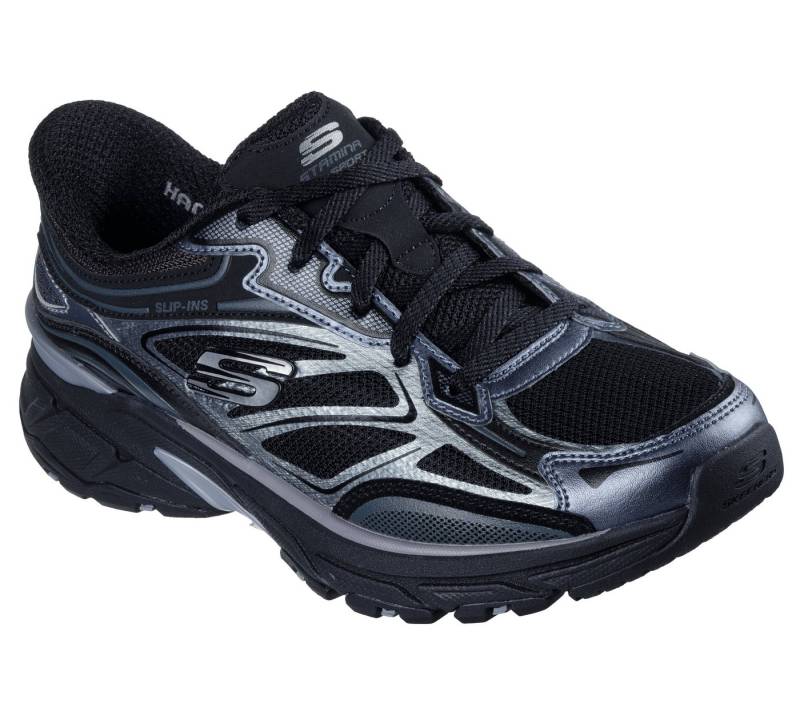 Skechers STAMINA SPORT Slip-On Sneaker Retro Sneaker, Schnürschuh mit Metallic-Besätzen von Skechers