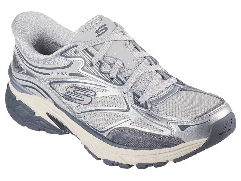 Skechers STAMINA SPORT Slip-On Sneaker Retro Sneaker, Schnürschuh mit Metallic-Besätzen von Skechers
