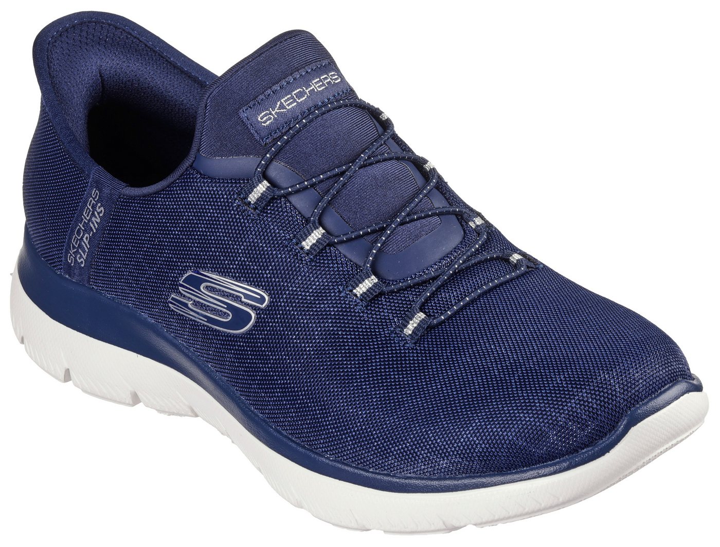 Skechers SUMMITS-CLASSY NIGHT Slip-On Sneaker Slipper, Freizeitschuh mit komfortabler Heel Pillow Funktion von Skechers
