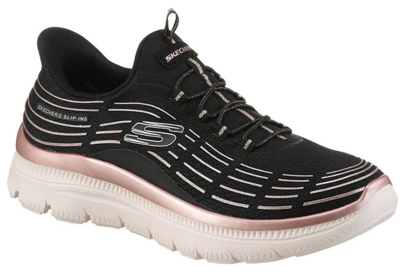 Skechers SUMMITS PLUS-SOFT LUSTER Slip-On Sneaker Freizeitschuh, Schlupfschuh in veganer Verarbeitung von Skechers