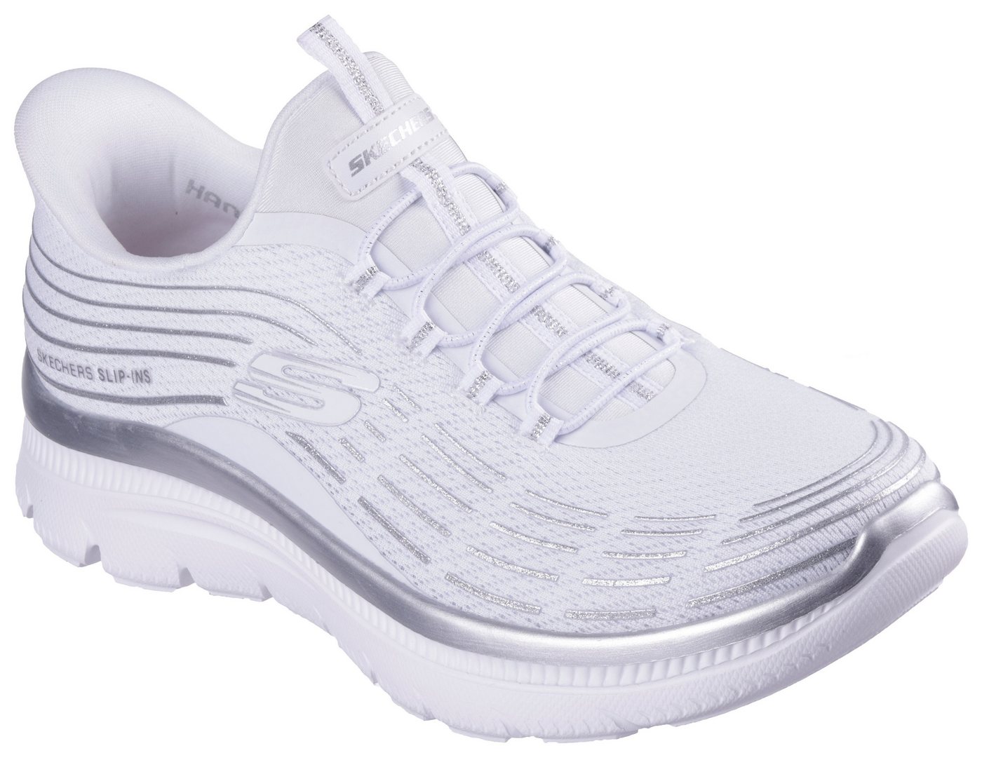 Skechers SUMMITS PLUS-SOFT LUSTER Slip-On Sneaker Freizeitschuh, Schlupfschuh in veganer Verarbeitung von Skechers
