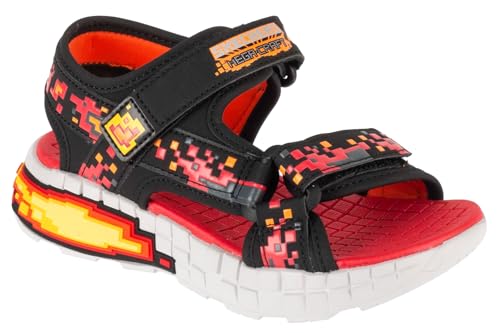 Skechers Mega-Splash 4K 402161L-BKRD, Boy sandals, Black, 29 EU von Skechers