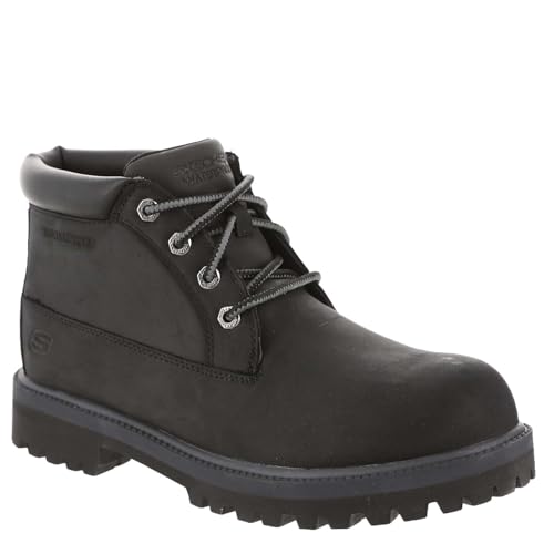 Skechers Sergeants-Thaxter Chukka-Stiefel für Herren, Schwarz, 42 EU von Skechers
