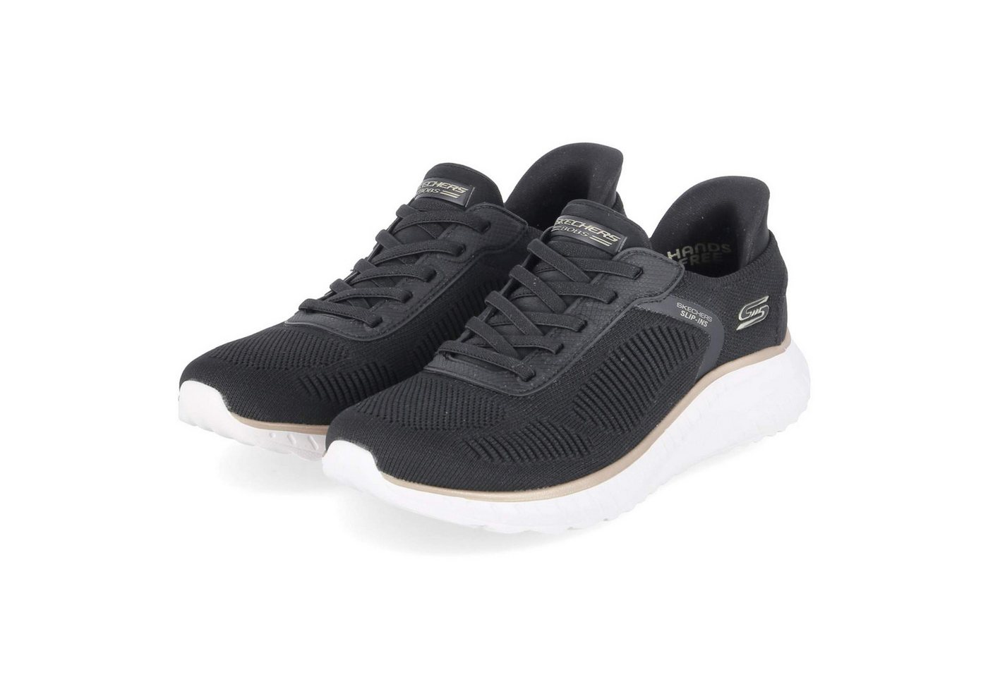 Skechers Skechers 117497 BKGD Damen Textil schwarz Schnürschuh von Skechers
