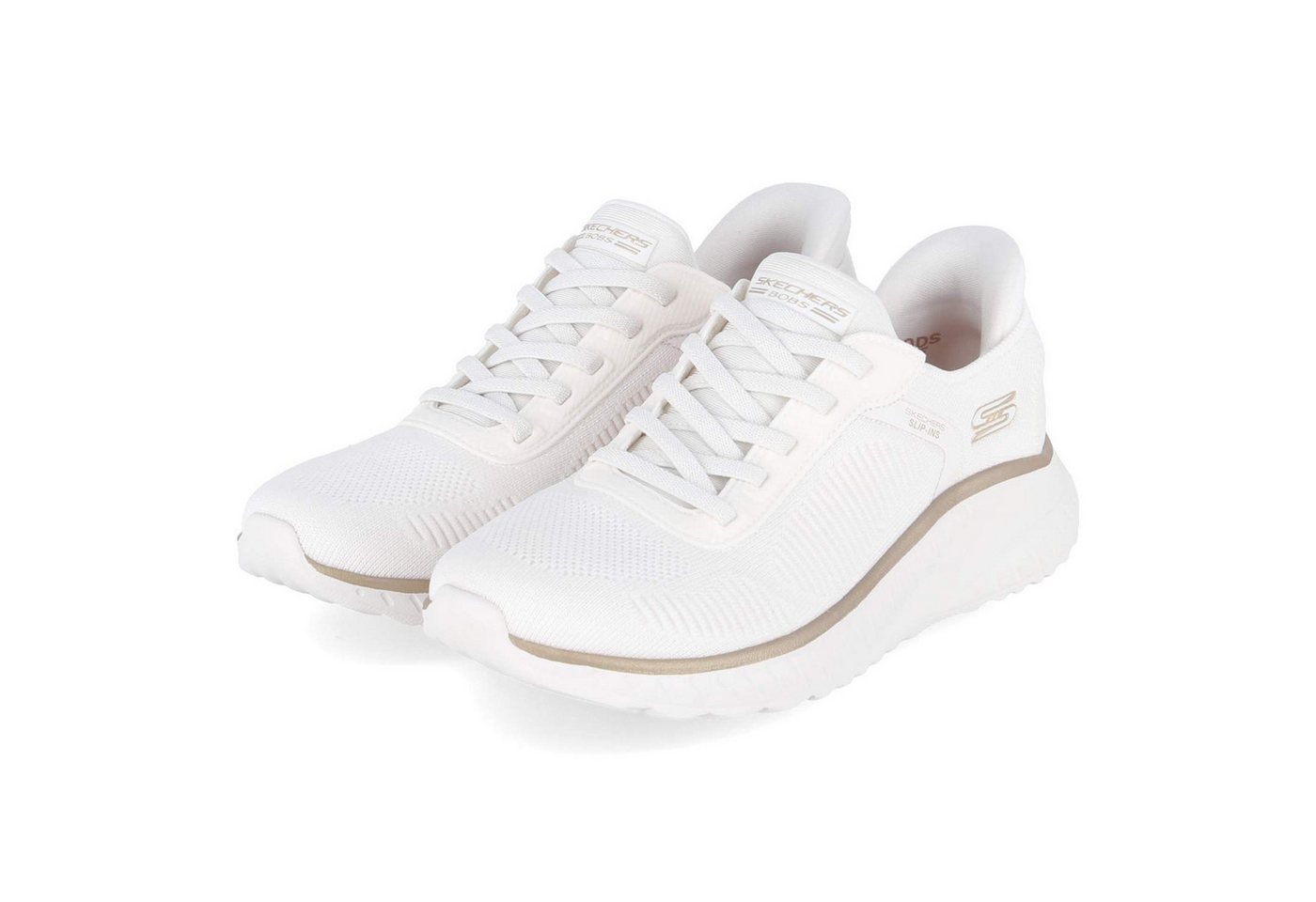 Skechers Skechers 117497 WTGD Damen Textil weiß Schnürschuh von Skechers