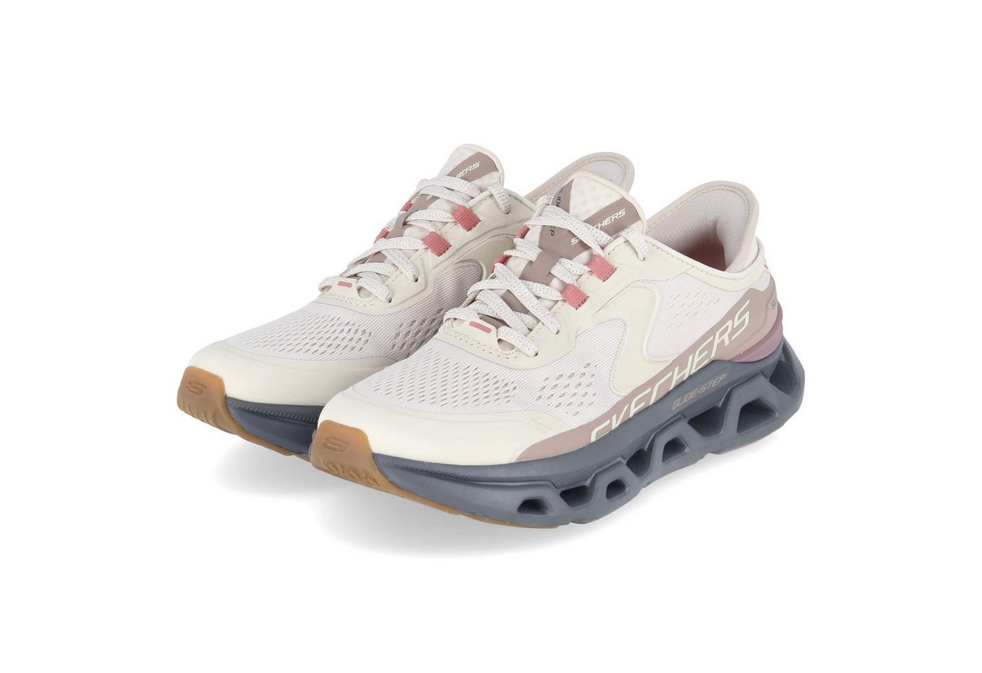 Skechers Skechers 150510 NTGY Damen Textil & Synthetik beige Schnürschuh von Skechers