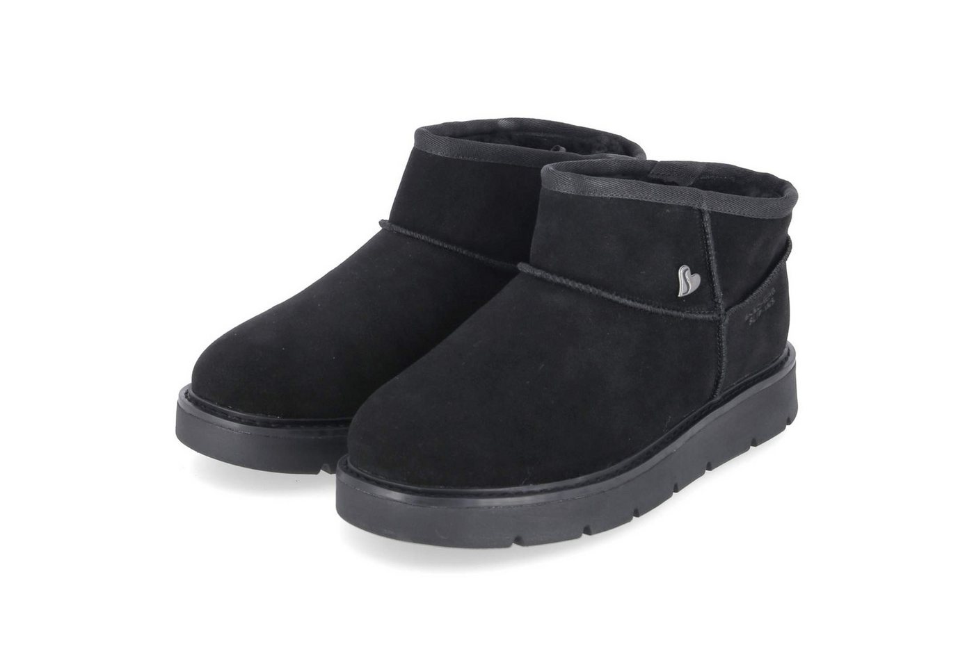 Skechers Skechers 167848 BBK Damen Rauleder schwarz Winterstiefel von Skechers