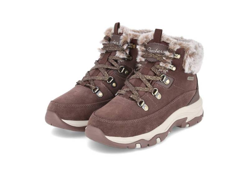 Skechers Skechers 167882 CHOC Damen Leder und Synthetik braun Winterstiefel von Skechers