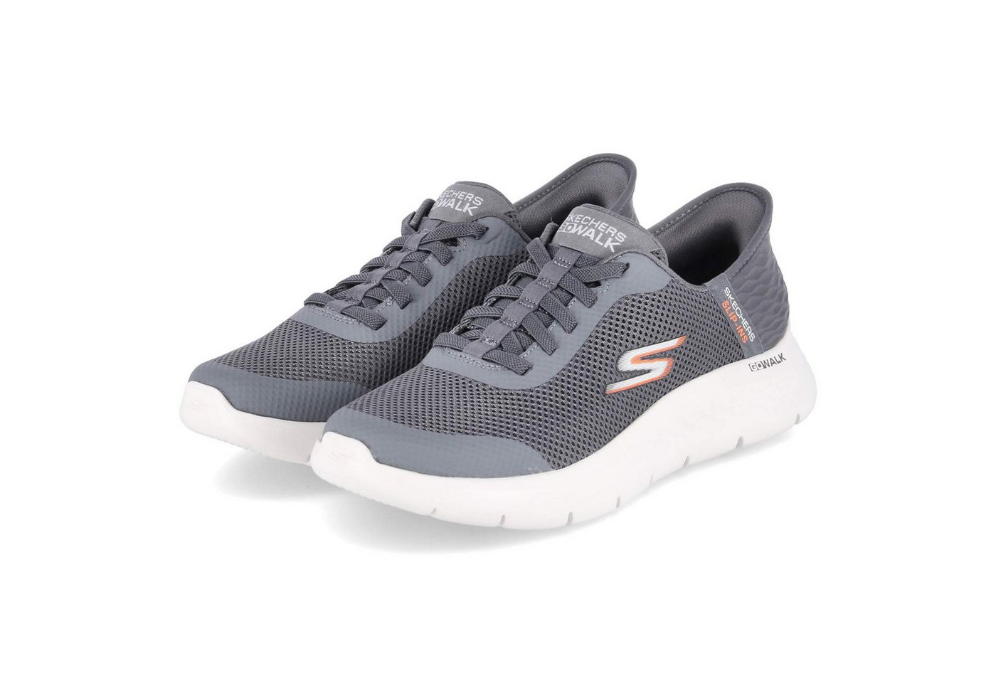 Skechers Skechers 216324 GRY Herren Textil & Synthetik grau Slipper von Skechers