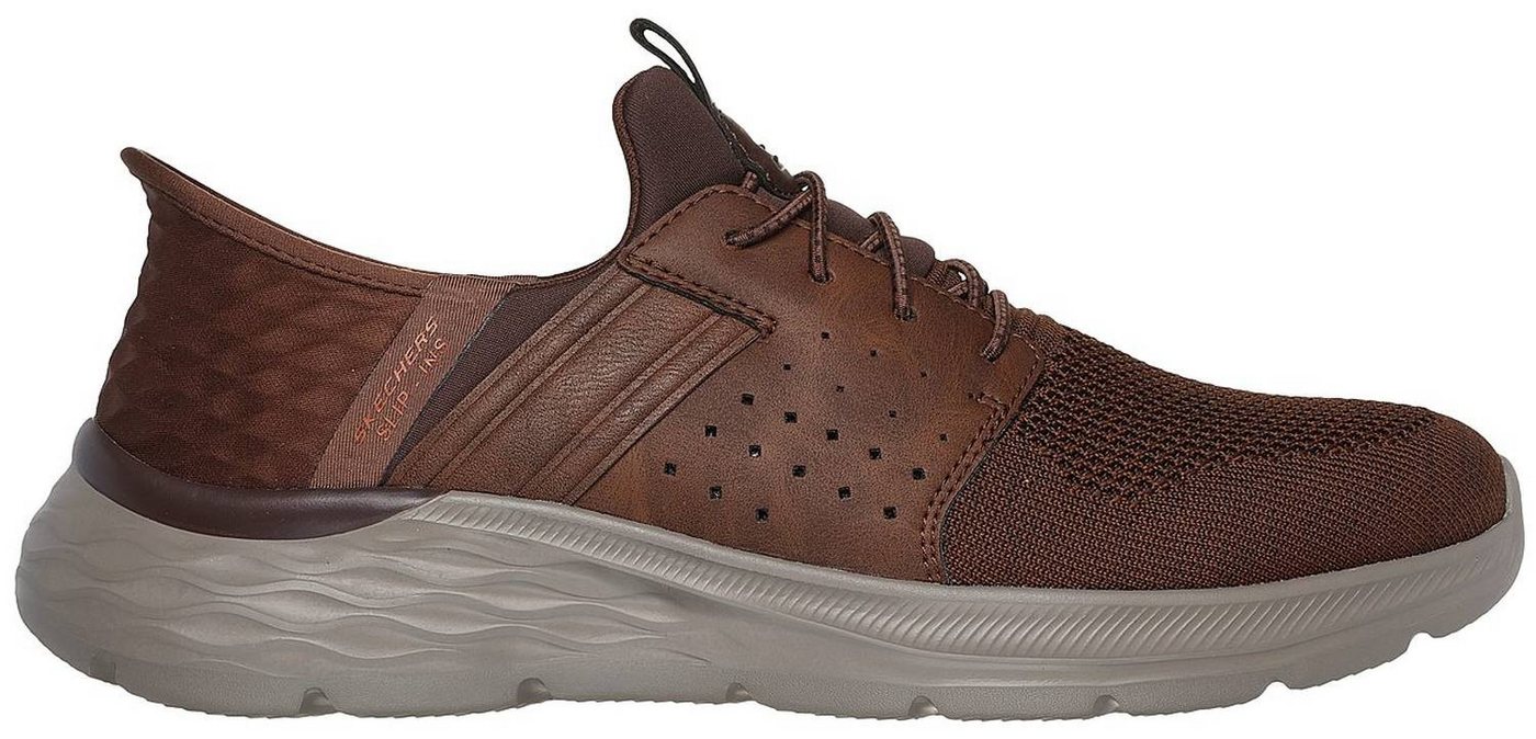 Skechers Skechers Garner Newick Dark Brown Sneaker von Skechers