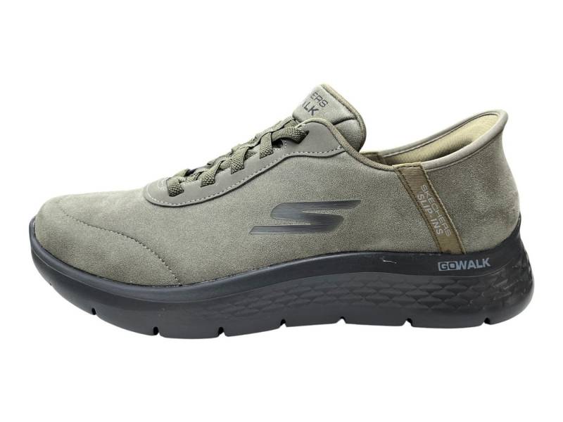 Skechers Skechers Herren GO WALK FLEX-SMOOTH MOTION SLIP-INS 216326/OLV OLIVE Slipper von Skechers