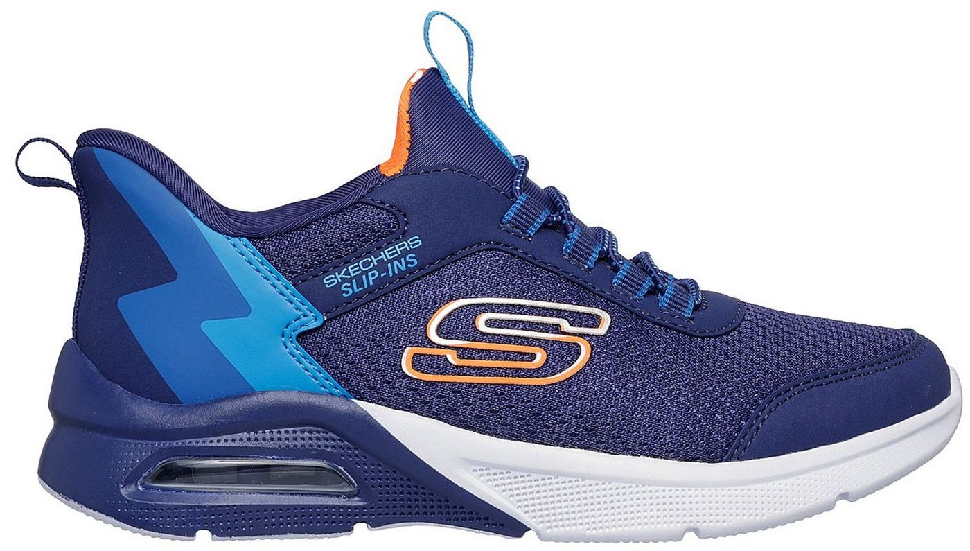 Skechers Skechers Microspec Max Brisk-Stripe Blau NVBL Sneaker von Skechers