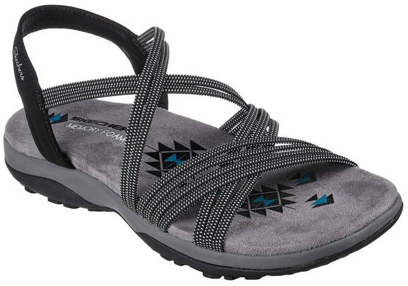 Skechers Skechers Reggae Slim Turn It Up Schwarz BLK Sandale von Skechers