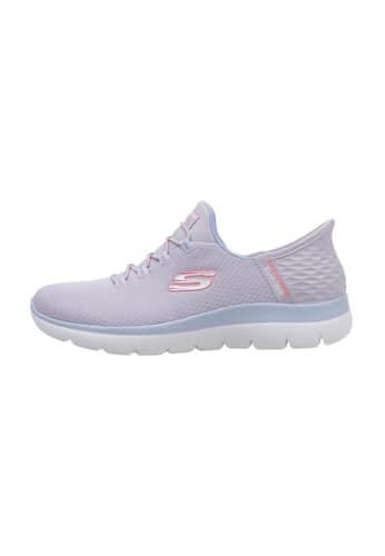 Skechers Damen Slipper Summits Diamond Dream, Frauen Slip-On,freitzeitschuhe,offener,einschlupf,Slipper,Mokassins,Slides,Violett LAV,40 EU von Skechers