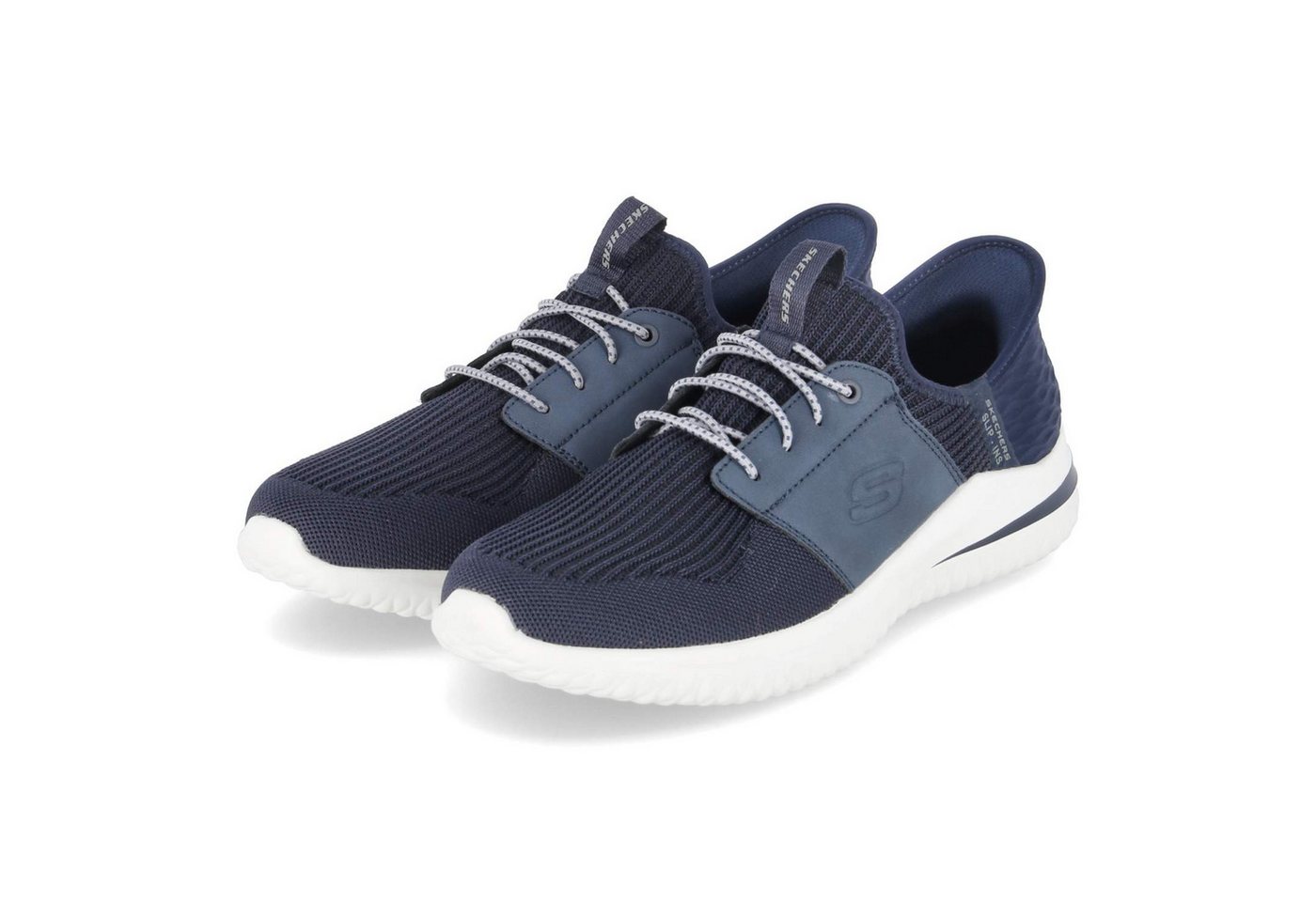 Skechers Skechers 210650 NVY Herren Textil & Synthetik blau Schnürschuh von Skechers