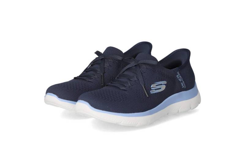 Skechers Skechers 150263 NVBL Damen Textil blau Schnürschuh von Skechers