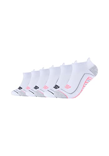 Skechers Unisex Sneakersocken Cushioned 6er Pack 43/46 white mix von Skechers