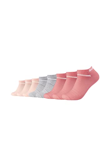 Skechers Unisex Sneakersocken Mesh Ventilation 8er Pack 43/46 porcelain rose von Skechers