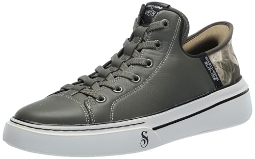 Skechers Men's Snoop Dogg:Snoop One-Og Hands Free Slip-ins Sneaker, Oliv/Blatt für mich (Leaf It to Me), 45.5 EU von Skechers