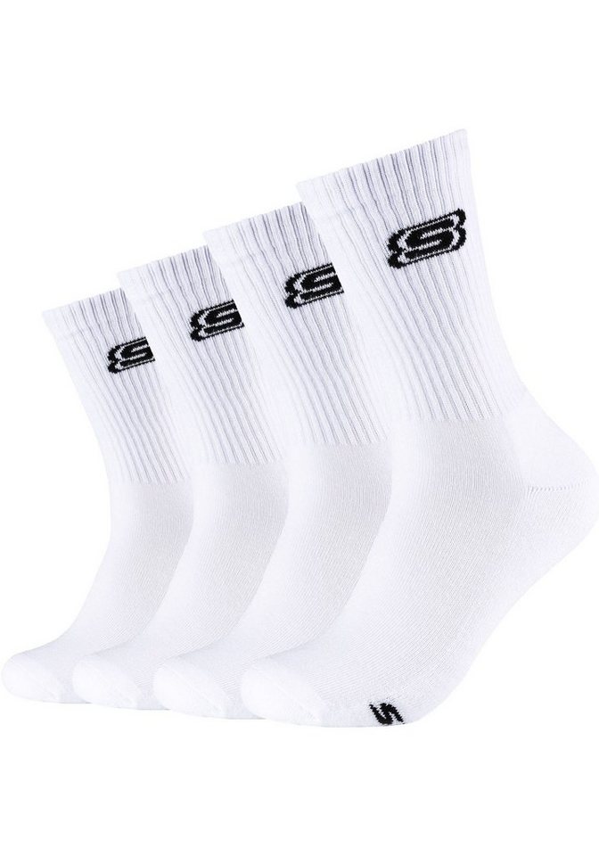 Skechers Socken (Packung, 4-Paar) Verstärkte Ferse & Spitze für lange Haltbarkeit von Skechers